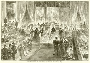 Le mariage du prince de Galles, 10 mars 1863 - English School