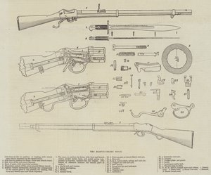 Le fusil Martini-Henry (gravure)