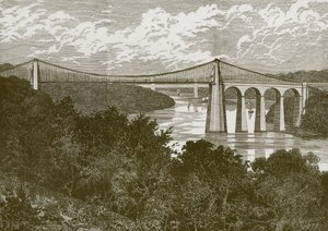Le pont suspendu de Menai - English School
