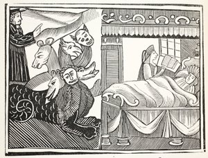 Le miracle des miracles, illustration de Chap-books du XVIIIe siècle par John Ashton, pub. 1882 - English School