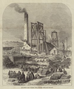 La Mine de Morley Main, près de Dewsbury, après l