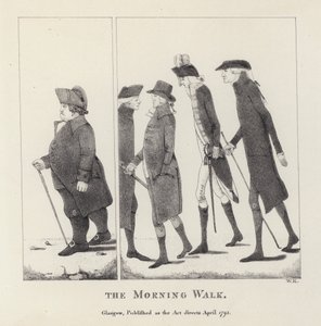 La promenade matinale (gravure) - English School