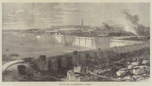 Les nouveaux docks et le bassin de réparation à Chatham (gravure)
