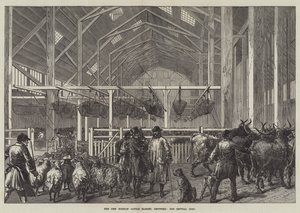 Le nouveau marché aux bestiaux étrangers, Deptford, le hangar central