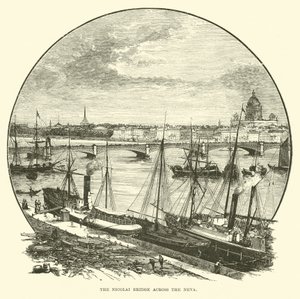 Le pont Nicolai sur la Neva - English School