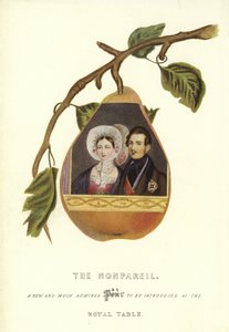 Le Nonpareil avec des portraits de la reine Victoria et du prince Albert
