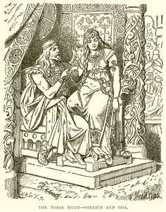 Le Mythe Norse--Oserich et Oda - English School