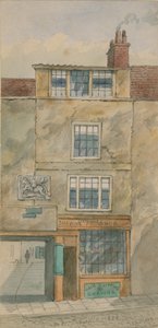 Le vieux George Inn, Snow Hill, Londres, en 1854 - English School