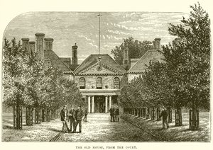 La vieille maison, depuis la cour - English School