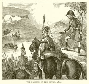 Le passage du Douro, 1809 - English School