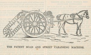 La machine brevetée de nettoyage des routes et des rues - English School