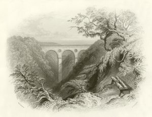 Le pont Peaths et le ravin, Berwickshire