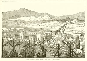 Le Pirée avec les longs murs, restauré - English School