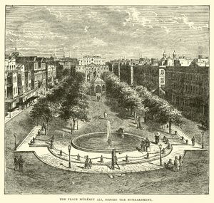 La Place Mehemet Ali, avant le bombardement - English School