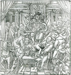 Le Pape supprimé par le roi Henri VIII, 1534