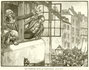 Les émeutes de Priestley à Birmingham - English School