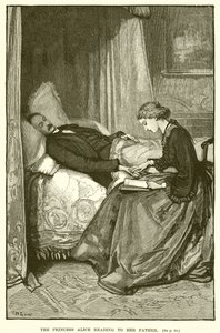 La Princesse Alice Lisant à son Père