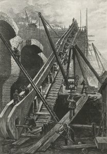 Le progrès des travaux