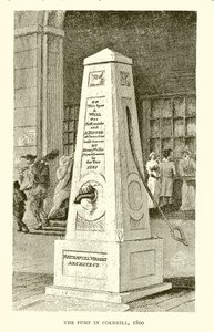 La pompe à Cornhill, 1800 - English School