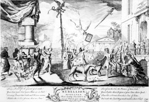 La rébellion affichée, 1745 - English School