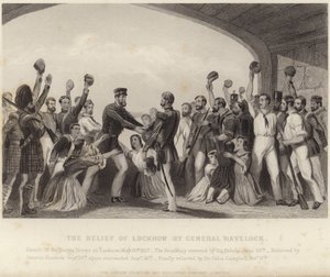 Le secours de Lucknow par le général Havelock