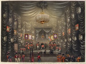 Les restes de S.A.R. le duc d