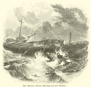 Le sauvetage, Grace Darling et son père - English School
