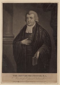 Le révérend Henry Foster, ministre de St James, Clerkenwell