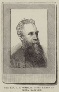 Le Révérend J C Whitley, premier évêque de Chota Nagpore