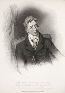 Le très honorable Henry Grattan, gravé par J. Godby d