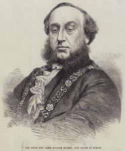 Le très honorable James William Mackey, lord-maire de Dublin (gravure)