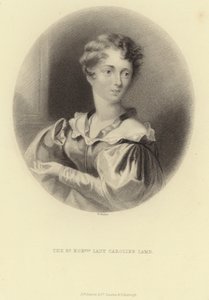 La très honorable Lady Caroline Lamb - English School
