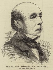 Le très honorable marquis de Clanricarde