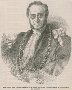 Le très honorable Thomas Challis, MP, Lord-maire de Londres - English School