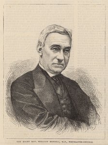 Le Très Honorable William Monsell, Maître de Poste Général - English School
