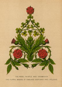 La rose, le chardon et le trèfle. Les emblèmes floraux de l