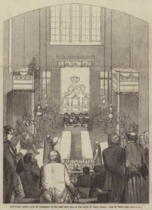 Le consentement royal donné par commission au nouveau projet de loi sur le maïs, à la Chambre des Lords, vendredi 26 juin 1846