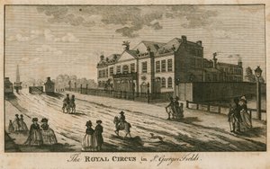Le Cirque Royal à St Georges Fields, Surrey, près de l
