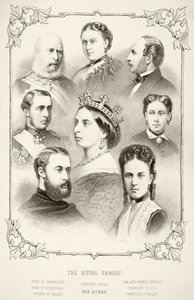 La famille royale de la reine Victoria, de 