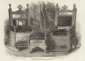 Les trônes du couronnement russe - English School