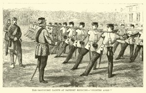 Les cadets de Sandhurst à l
