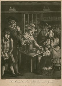 La Femme à la saucisse ; ou, une scène à Covent Garden - English School