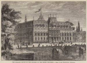La maison des sessions des États de la province du Rhin (gravure)