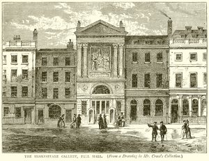La galerie Shakespeare, Pall Mall