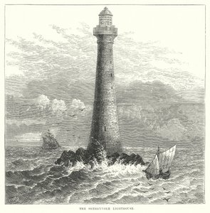 Le phare de Skerryvore (gravure) - English School