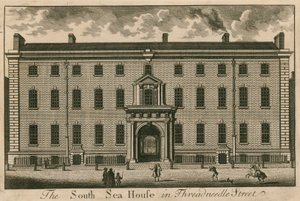 La South Sea House à Threadneedle Street, Londres - English School