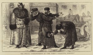 Le correspondant spécial du "The Times", "Pojalusta, Gospodin" (gravure)
