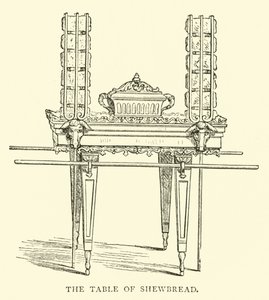 La table des pains de proposition - English School