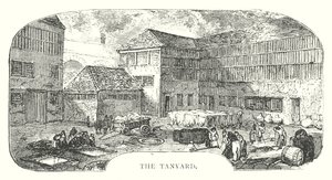 La Tanyard (gravure) - English School
