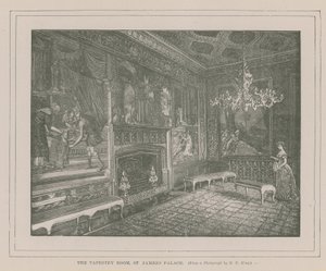 La salle de tapisserie au palais de St James - English School